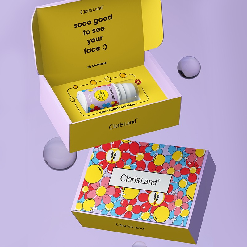 花皙蔻深层清洁收缩毛孔泡泡泥膜 花皙蔻涂抹面膜