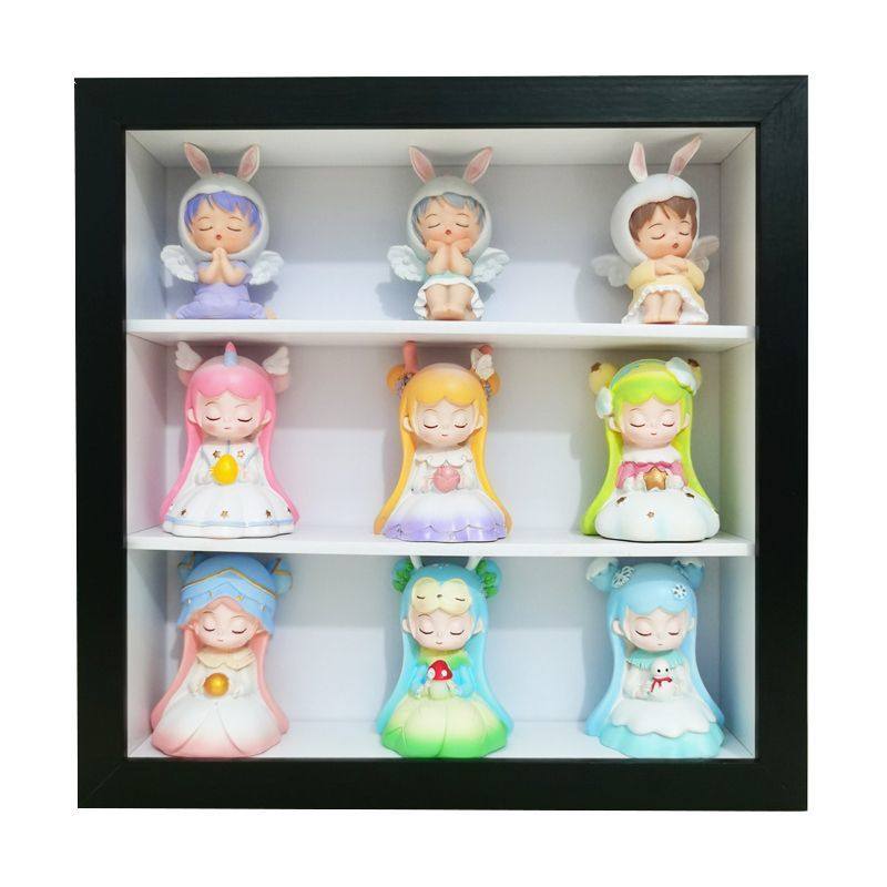 盲盒展示架透明防尘大容量亚克力收纳盒摆放玩偶泡泡玛特手办,淘宝优惠券,粉丝福利购,淘宝优惠卷