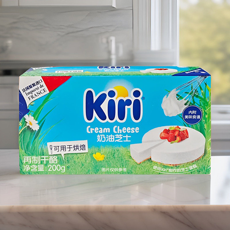 凯瑞kiri奶油奶酪200g芝士干酪法国原装蛋糕面包烘焙小包装家用,淘宝优惠券,粉丝福利购,淘宝优惠卷