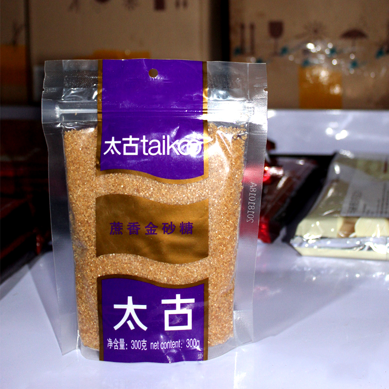 太古原蔗糖300g 蔗香金砂糖赤砂糖 家用咖啡烹饪西点甜品蛋糕原料 - 图0