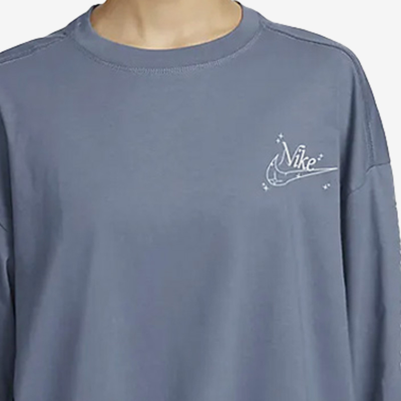 Nike/耐克官方正品当季新款女子休闲轻便运动长袖T恤DX7935-425 - 图1