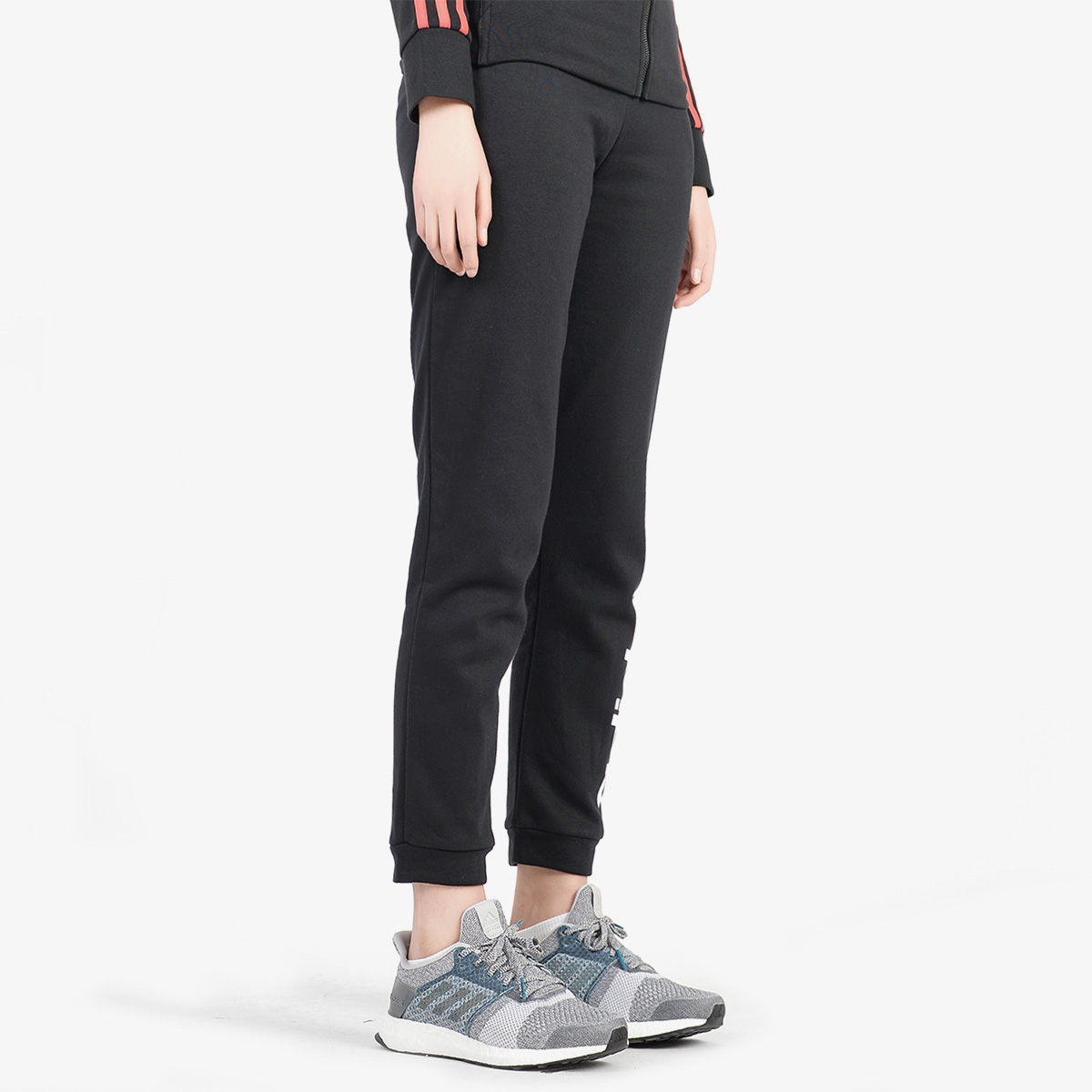 Adidas/阿迪达斯正品 新款neo W CE FLEECE TP 女子运动裤CV7573 - 图1