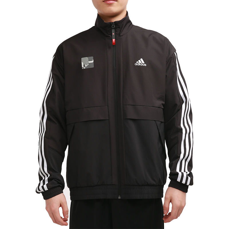 Adidas/阿迪达斯官方正品男子梭织立领加绒运动夹克外套 GP1823 - 图3