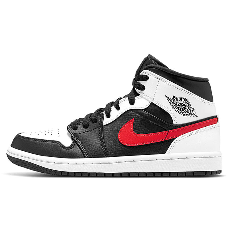 Nike/耐克正品AIR JORDAN 1 MID AJ1男子中帮运动休闲板鞋554724,淘宝优惠券,粉丝福利购,淘宝优惠卷