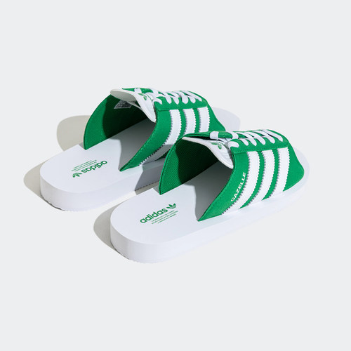 Adidas/阿迪达斯官方正品三叶草男女潮流休闲耐磨沙滩拖鞋JQ7426 - 图1