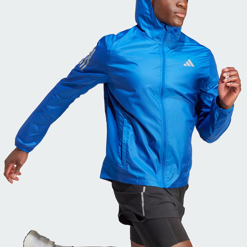 Adidas/阿迪达斯正品新款男士运动跑步经典连帽梭织夹克IL4790 - 图1
