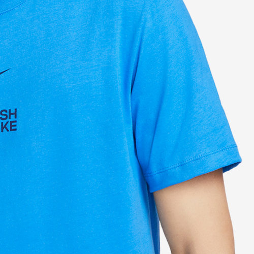 Nike/耐克官方正品新款男子运动时尚健身简约圆领短袖FD1245-406 - 图2
