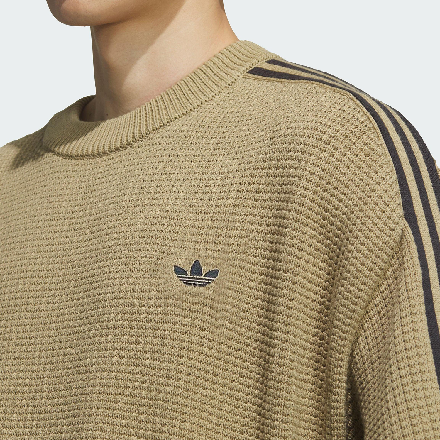 Adidas/阿迪达斯官方正品三叶草男士宽松运动时尚休闲卫衣KC0111 - 图2