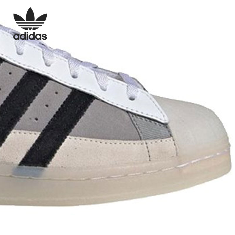 Adidas/阿迪达斯正品 三叶草SUPERSTAR男女经典运动鞋FX5565 - 图1