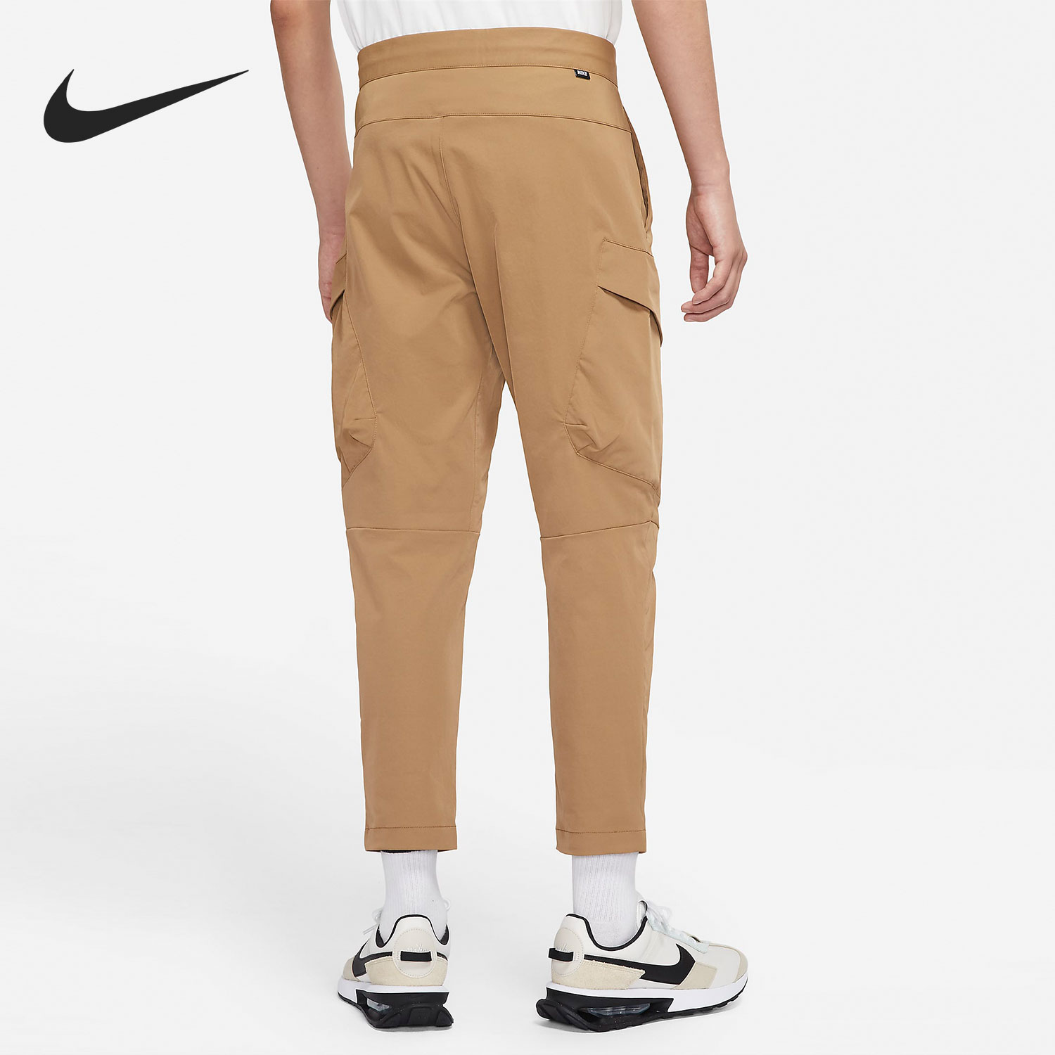 Nike/耐克官方正品男子舒适系带中腰针织运动休闲长裤 DH3867-258 - 图0