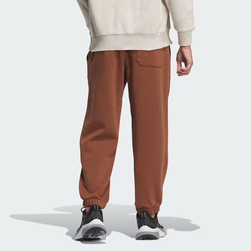 Adidas/阿迪达斯官方正品新款男子加绒保暖针织运动长裤IP4977 - 图1