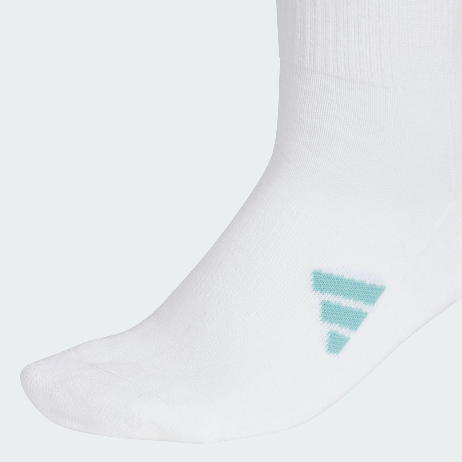 Adidas/阿迪达斯正品3-STRIPES CREW 女士经典运动袜一双装JM0222 - 图0