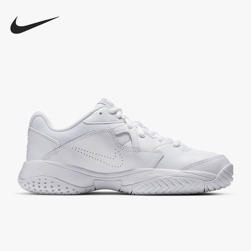 Nike/耐克正品COURT LITE2女士老爹鞋小白鞋训练网球鞋AR8838-101 - 图1