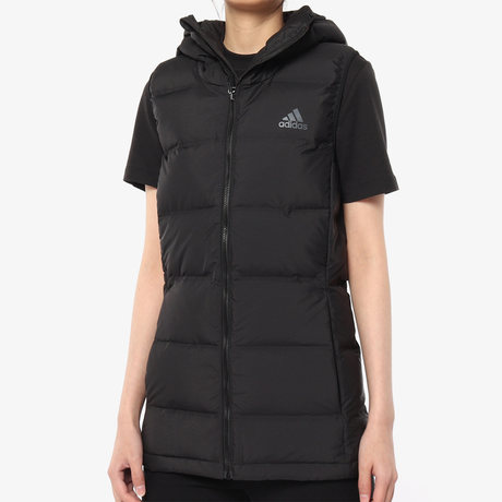 Adidas/Adidas genuine 2021 new women's sports warm hooded down vest BQ1943