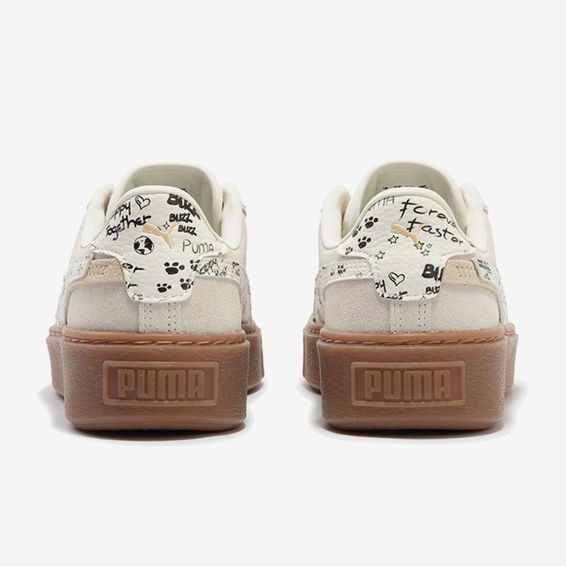 Puma/彪马正品Suede Platform Draw Wns女子时尚板鞋395904 - 图2