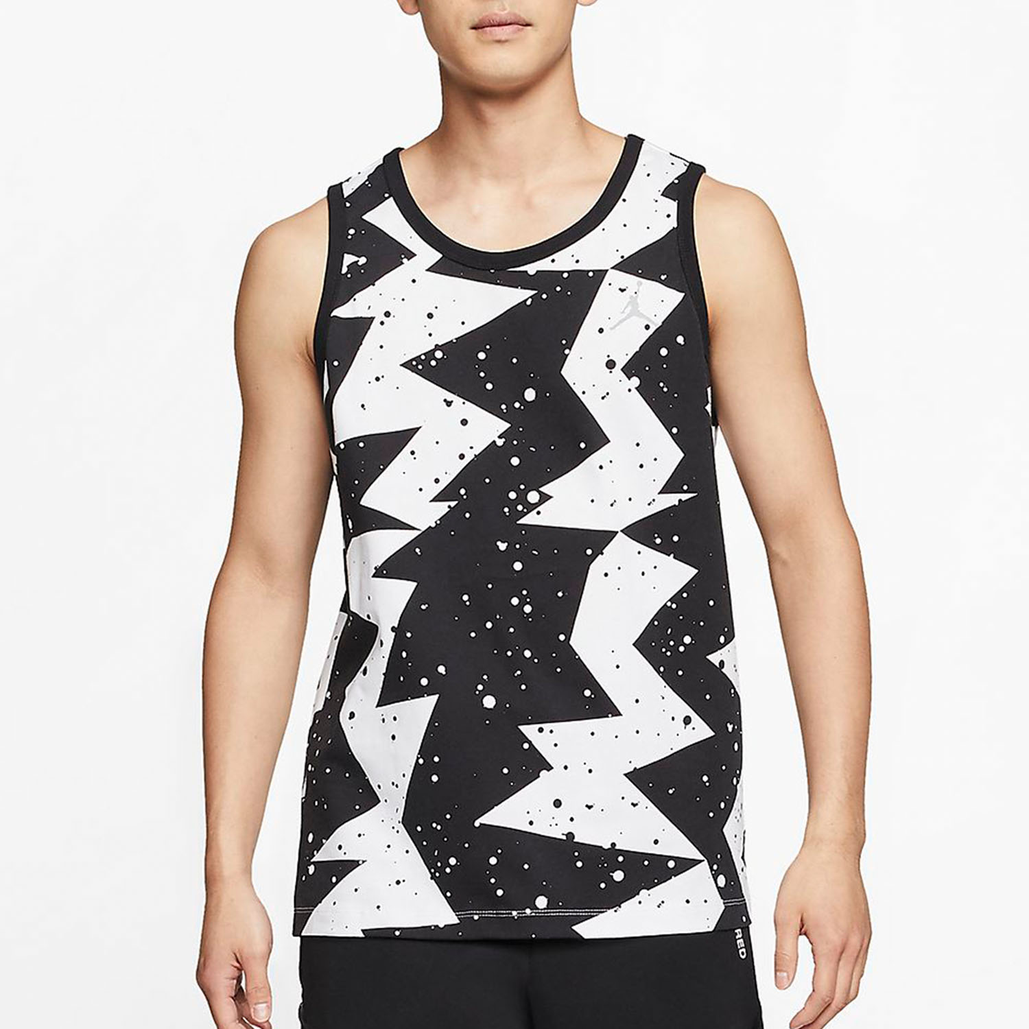 Nike/耐克正品JORDAN PRINTED POOLSIDE 男子篮球运动背心 CJ6231 - 图2