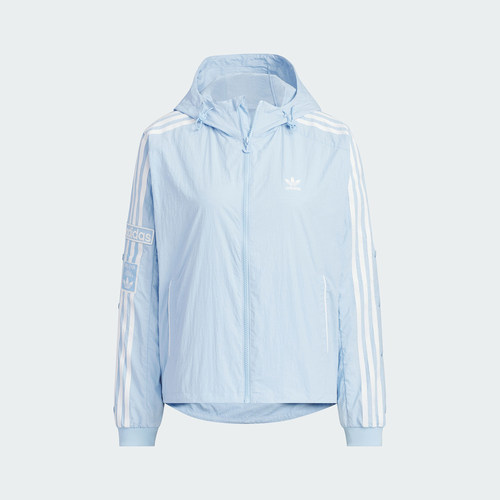 Adidas/阿迪达斯正品三叶草女士侧开排扣连帽夹克外套JI7481 - 图2