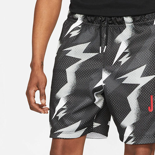 Nike/耐克正品JORDAN季男子网眼休闲透气运动短裤CZ4757-010 - 图0