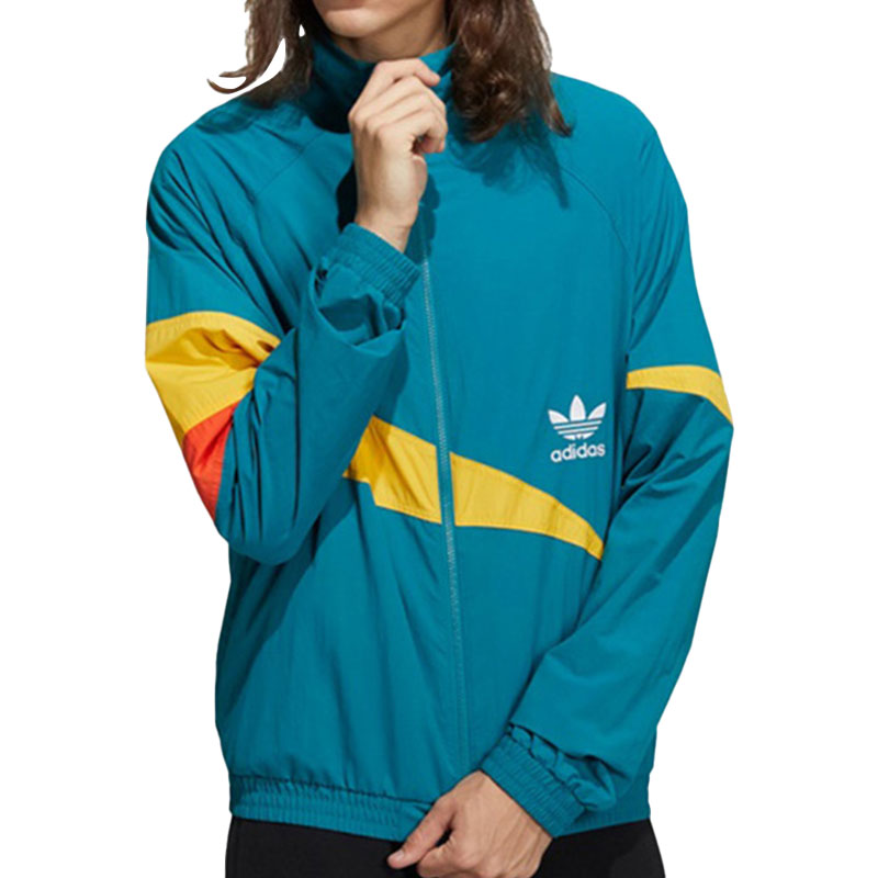 Adidas/阿迪达斯官方正品 Track 三叶草男子运动夹克外套 H46699 - 图3