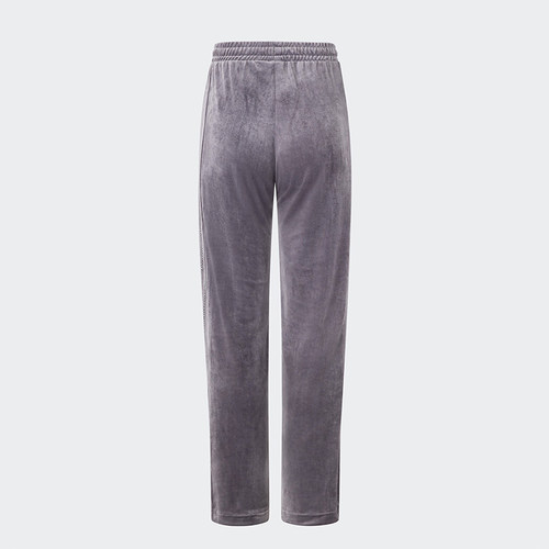Adidas/阿迪达斯正品三叶草女士天鹅绒烫钻水钻长裤JY0215 - 图0