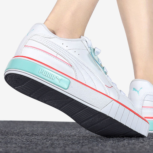 Puma/彪马官方正品新款女士拼接轻便透气厚底耐磨板鞋381609-01 - 图1