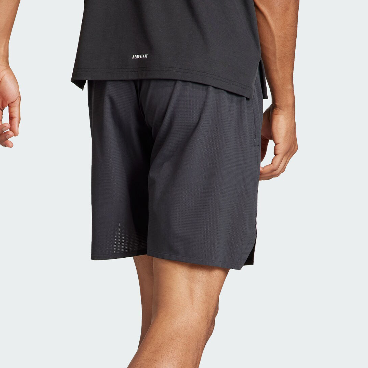 Adidas/阿迪达斯正品D4T HR SHO 透气男士运动训练健身短裤IS3732 - 图0