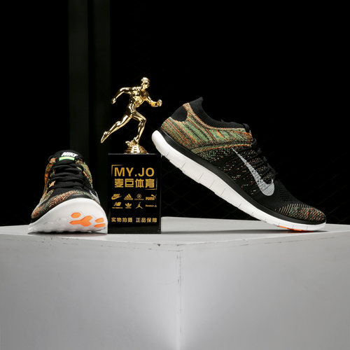 Nike/耐克正品 FREE 4.0 FLYKNIT 男女赤足飞线透气跑步鞋631053 - 图2