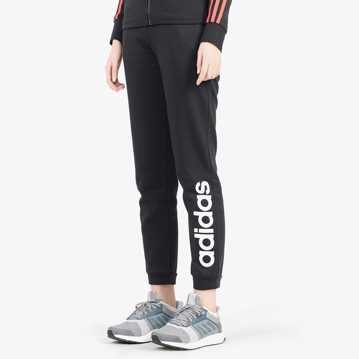 Adidas/阿迪达斯正品 新款neo W CE FLEECE TP 女子运动裤CV7573 - 图0