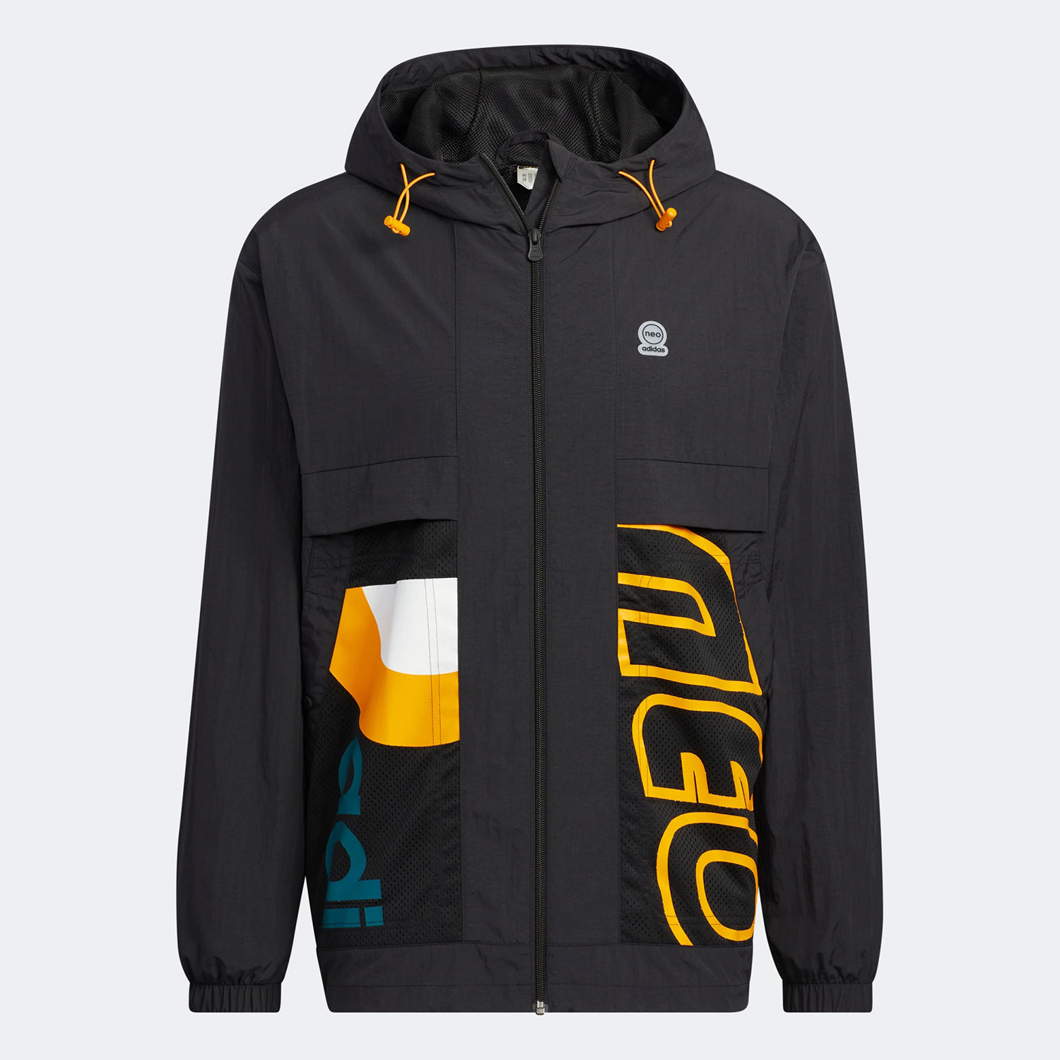 Adidas/阿迪达斯正品NEO夏季男子运动休闲连帽夹克外套HS8850 - 图2