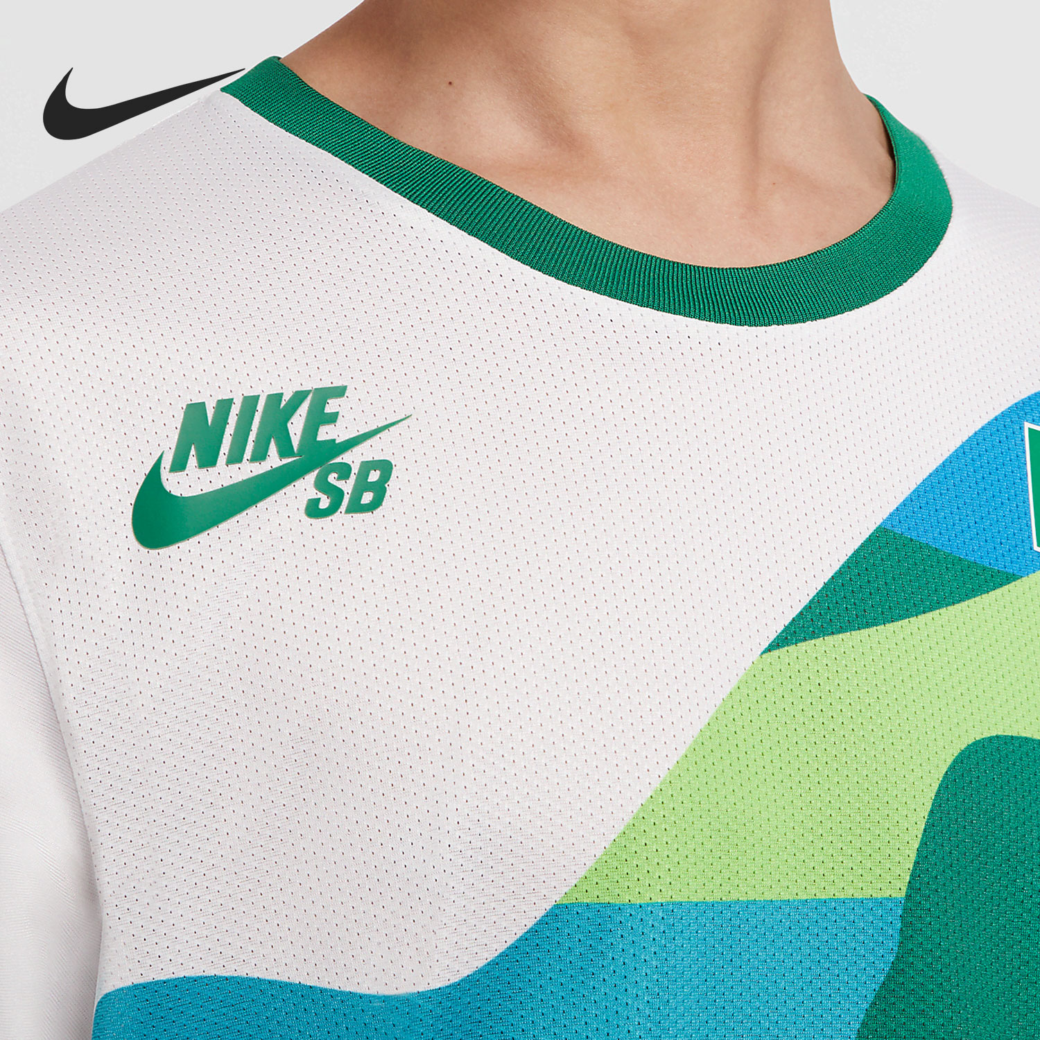 Nike/耐克正品当季新款男子休闲运动透气短袖T恤CT6087-100 - 图1