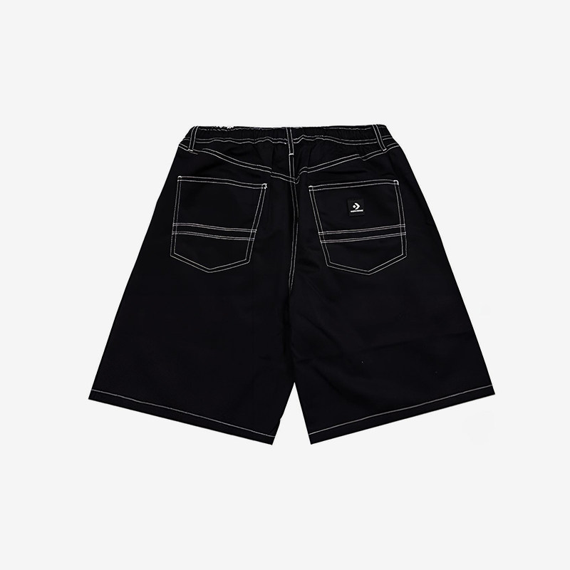 Converse/匡威正品新款男士宽松直筒运动牛仔短裤10025023-A01,淘宝优惠券,粉丝福利购,淘宝优惠卷