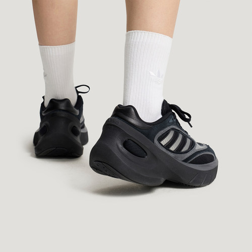 Adidas/阿迪达斯正品2026春季款男女系带低帮减震运动鞋KJ2840 - 图0
