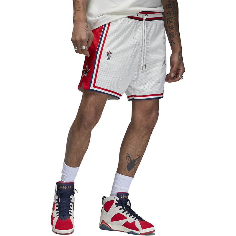 Nike/耐克正品JORDAN男士印花透气篮球运动短裤DR2957-133 - 图3