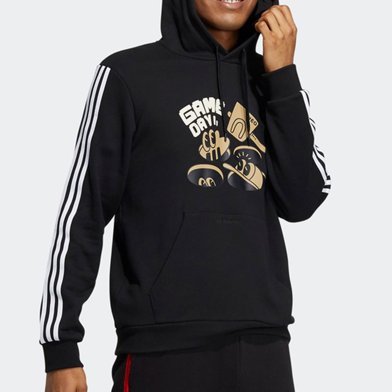 Adidas/阿迪达斯正品NEO M CN FIREYE HDY男子运动套头卫衣HA2251 - 图0