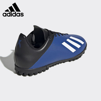 Adidas/Adidas ຂອງແທ້ X 19.4 TF ເດັກນ້ອຍແລະໄວລຸ້ນ ເກີບເຕະບານກິລາ ເລັບຫັກ FV4662