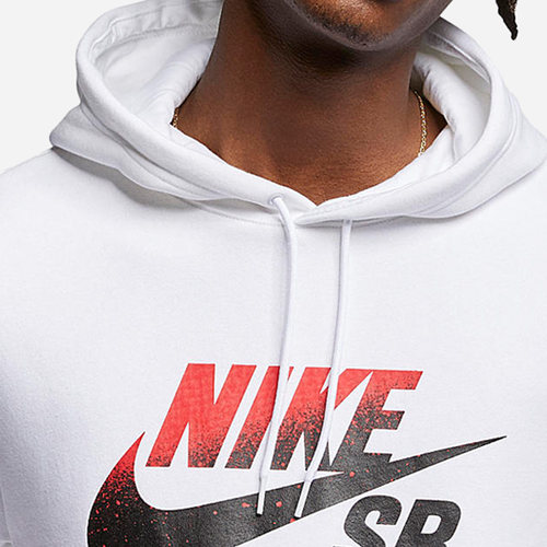 Nike/耐克正品SB渐变Logo男子滑板运动套头卫衣卫衣BV6751-100 - 图0