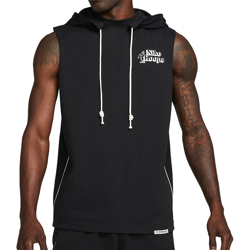 Nike/耐克正品秋季新款DRI-FIT男子运动篮球连帽衫DH7442-010 - 图3