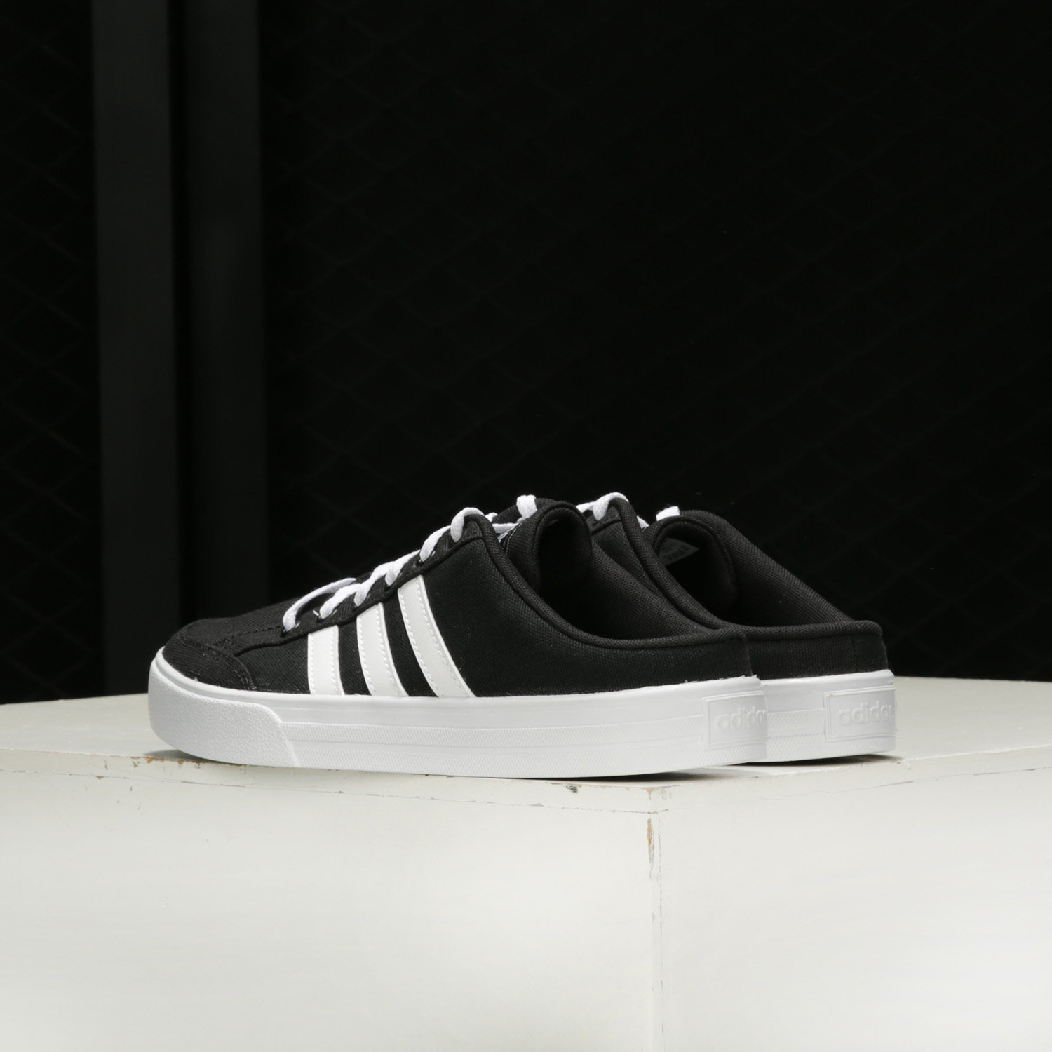 Adidas/阿迪达斯正品VS SET 男女半跟一脚蹬板鞋FX4849 FX4850,淘宝优惠券,粉丝福利购,淘宝优惠卷