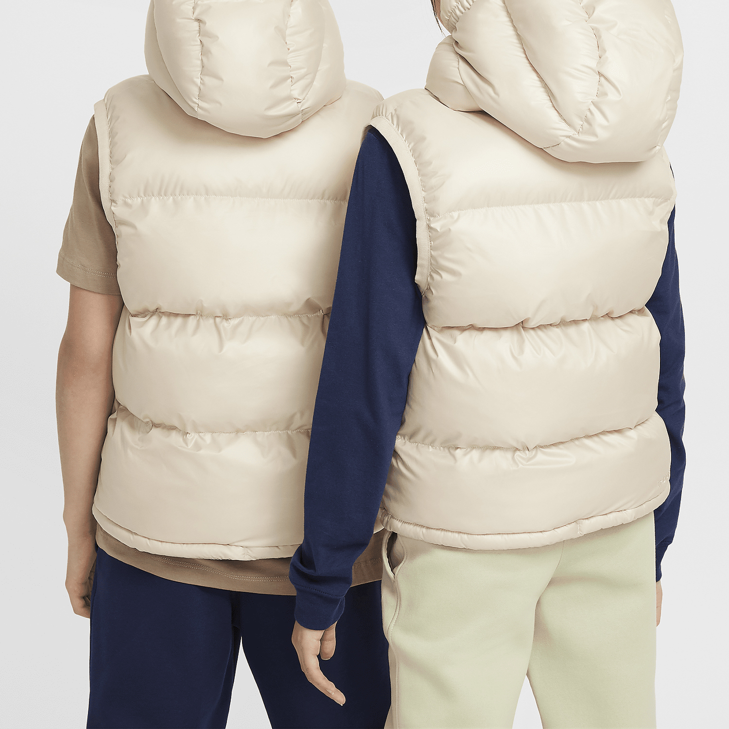 Nike/耐克正品2025秋季款大童日常连帽保暖耐穿马甲FD2844-126 - 图0