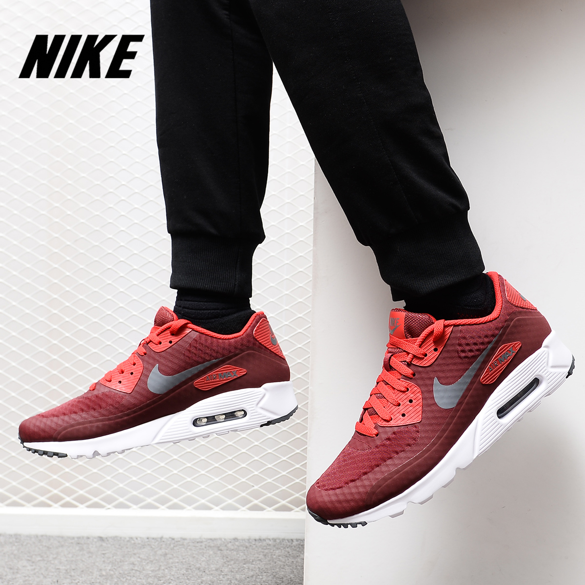 Nike/耐克正品2019新款 Air Max90 男子氣墊休閒運動跑步鞋819474