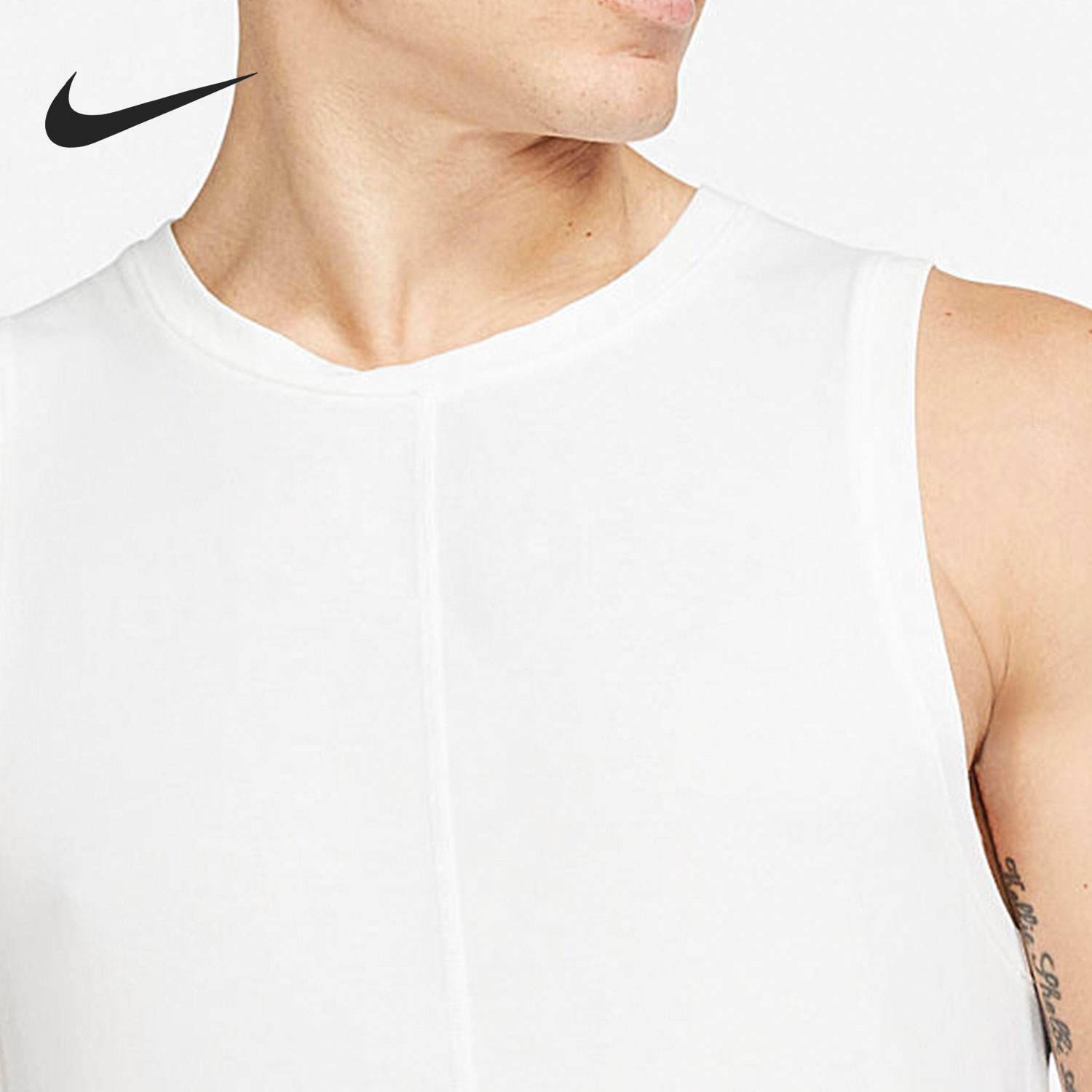 Nike/耐克官方正品YOGA男子透气排汗瑜伽运动无袖背心 BV4037-图0