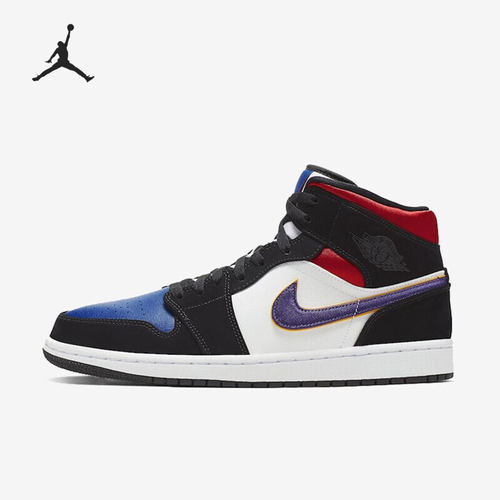Nike/耐克正品Jordan 1 AJ1 Mid男子运动篮球鞋852542-005 - 图0