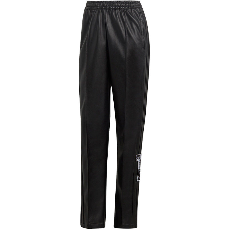 Adidas/阿迪达斯正品三叶草新款女子休闲排扣时尚皮裤II6099,淘宝优惠券,粉丝福利购,淘宝优惠卷