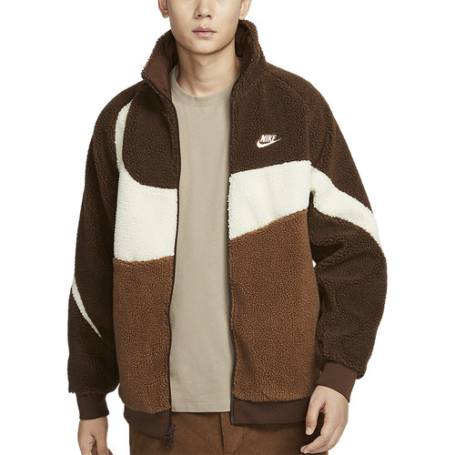 Nike/耐克正品冬季新款男士仿羊羔绒双面穿外套BQ6546-259 - 图3