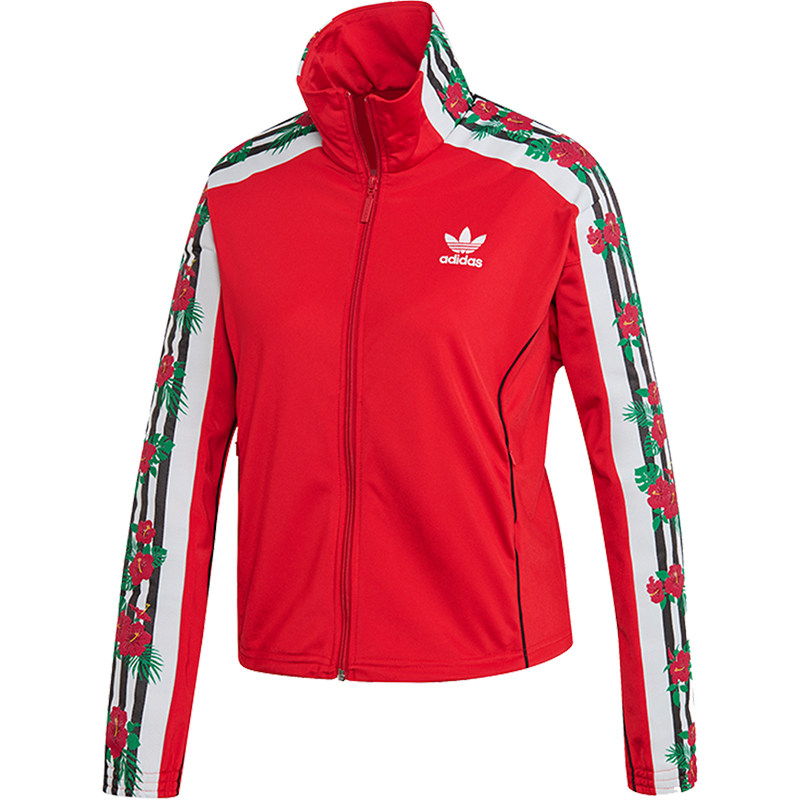 Adidas/阿迪达斯官方正品三叶草女士复古宽松立领运动外套EH8726,淘宝优惠券,粉丝福利购,淘宝优惠卷