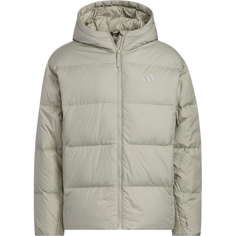 Adidas/阿迪达斯正品2025男士户外连帽日常运动羽绒服KC2479 - 图3