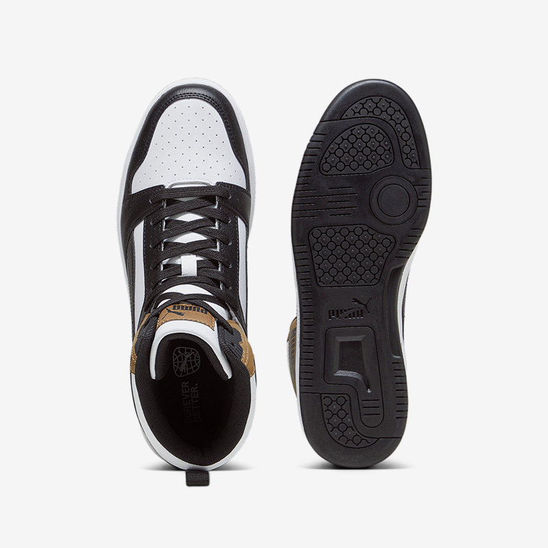 Puma/彪马官方正品Rebound v6男女耐磨舒适中帮休闲板鞋392326-09,淘宝优惠券,粉丝福利购,淘宝优惠卷