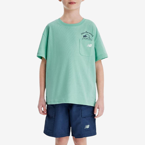 New Balance新百伦正品童休闲运动轻便舒适服装套装2SE2V063-MNT - 图1
