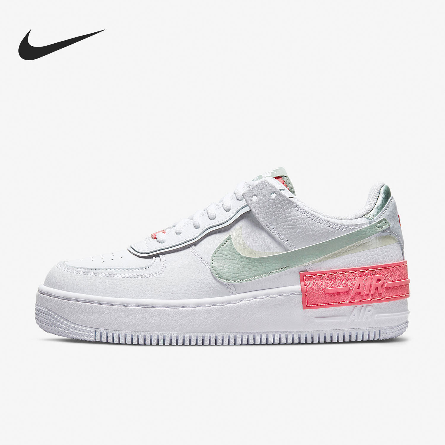 Nike/耐克官方正品 Air Force 1 AF1女子运动休闲板鞋CI0919-112 - 图0