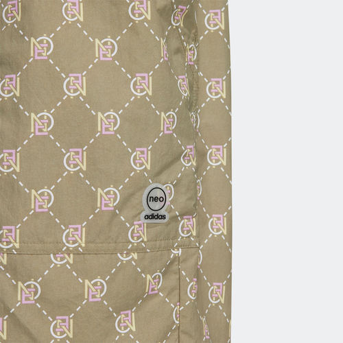 Adidas/阿迪达斯官方正品男女舒适透气梭织休闲运动短裤 HM2033 - 图1